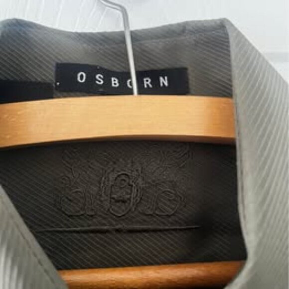 Men Long Sleeve Army Green Button Up Casual Button Down Shirt Size L-XL - Picture 4 of 5